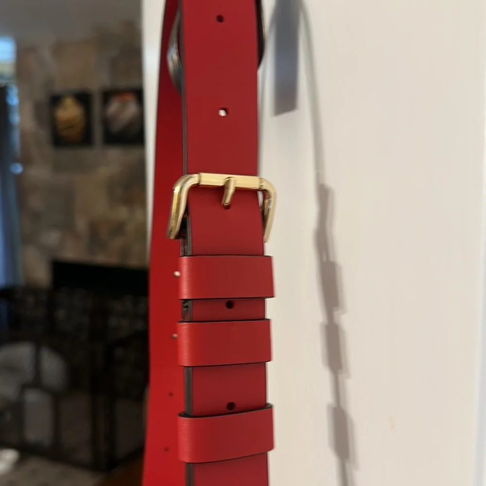 Michael Kors Blakely Bright Red messenger bag NWT - Picture 7 of 15